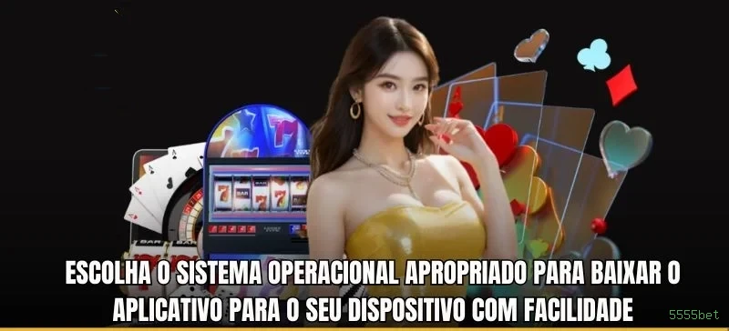 Imagem promocional da 5555bet mostrando a plataforma e suas vantagens